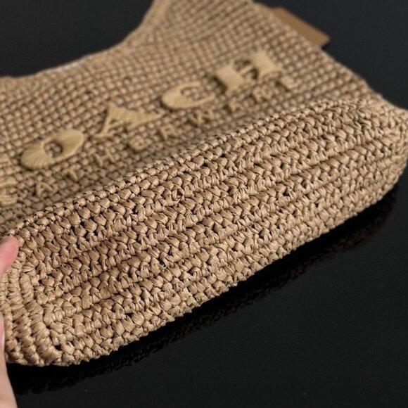 Coach Brooklyn 28 Woven Shoulder Bag - Picture 7 of 9